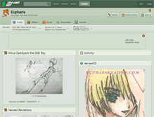 Tablet Screenshot of eupharia.deviantart.com