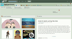 Desktop Screenshot of megasupergeneral.deviantart.com