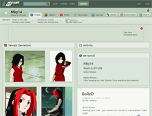 Tablet Screenshot of niky14.deviantart.com