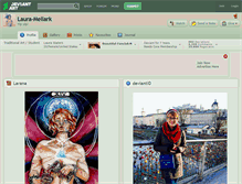 Tablet Screenshot of laura-mellark.deviantart.com