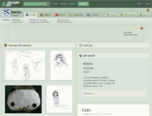 Tablet Screenshot of baszta.deviantart.com