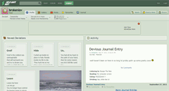 Desktop Screenshot of brokenlov.deviantart.com
