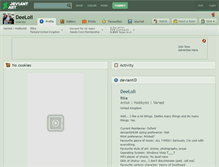 Tablet Screenshot of deeloli.deviantart.com