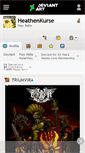 Mobile Screenshot of heathenkurse.deviantart.com