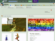 Tablet Screenshot of miimloo.deviantart.com