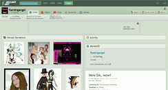 Desktop Screenshot of flamingangel.deviantart.com
