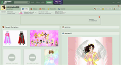 Desktop Screenshot of mimineko828.deviantart.com