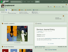 Tablet Screenshot of boogiepopcat.deviantart.com