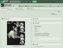 Tablet Screenshot of flownomis.deviantart.com