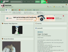 Tablet Screenshot of aleniums.deviantart.com