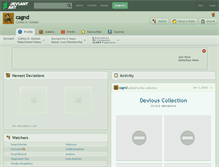 Tablet Screenshot of cagnd.deviantart.com