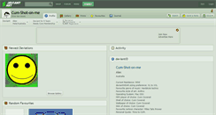 Desktop Screenshot of cum-shot-on-me.deviantart.com