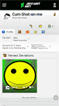 Mobile Screenshot of cum-shot-on-me.deviantart.com
