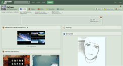Desktop Screenshot of dazone.deviantart.com