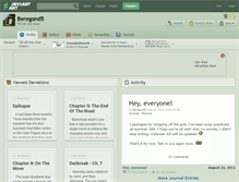 Tablet Screenshot of beregond5.deviantart.com