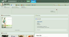 Desktop Screenshot of angmodelo.deviantart.com