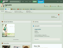 Tablet Screenshot of angmodelo.deviantart.com