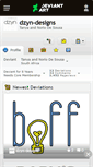 Mobile Screenshot of dzyn-designs.deviantart.com