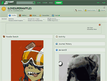 Tablet Screenshot of ilovesuperwaffles.deviantart.com