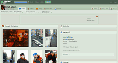 Desktop Screenshot of met-allican.deviantart.com