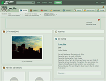 Tablet Screenshot of leecifer.deviantart.com
