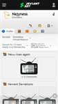Mobile Screenshot of najyness.deviantart.com