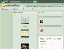Tablet Screenshot of anything-winx.deviantart.com