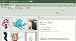 Desktop Screenshot of firearia.deviantart.com