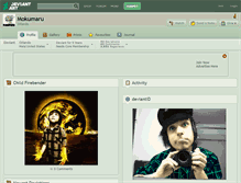 Tablet Screenshot of mokumaru.deviantart.com