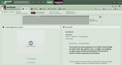 Desktop Screenshot of lovelizzie.deviantart.com