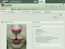 Tablet Screenshot of morphonix.deviantart.com