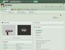 Tablet Screenshot of kim-kibum.deviantart.com