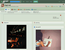 Tablet Screenshot of inspi-red.deviantart.com