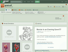 Tablet Screenshot of greatwuff.deviantart.com