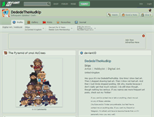 Tablet Screenshot of dededethemudkip.deviantart.com