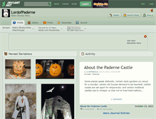 Tablet Screenshot of lordofpaderne.deviantart.com