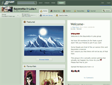 Tablet Screenshot of bayonetta-x-luka.deviantart.com