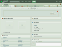 Tablet Screenshot of kelai.deviantart.com