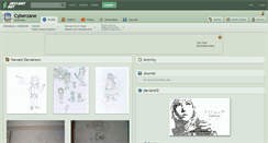 Desktop Screenshot of cyberzane.deviantart.com