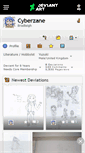 Mobile Screenshot of cyberzane.deviantart.com