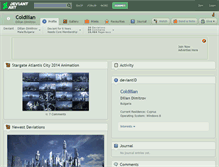 Tablet Screenshot of coldilian.deviantart.com