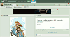 Desktop Screenshot of ajaxyomama.deviantart.com