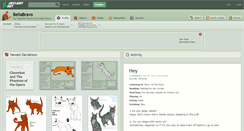 Desktop Screenshot of bellabravo.deviantart.com