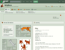 Tablet Screenshot of bellabravo.deviantart.com