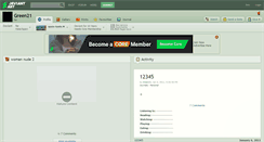 Desktop Screenshot of green21.deviantart.com