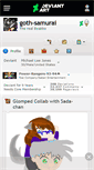 Mobile Screenshot of goth-samurai.deviantart.com