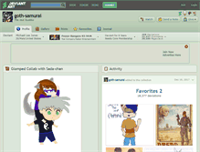 Tablet Screenshot of goth-samurai.deviantart.com