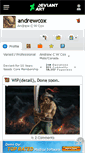 Mobile Screenshot of andrewcox.deviantart.com