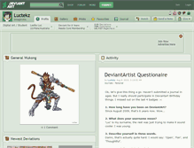Tablet Screenshot of luctekz.deviantart.com