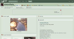 Desktop Screenshot of imitationofsanity.deviantart.com